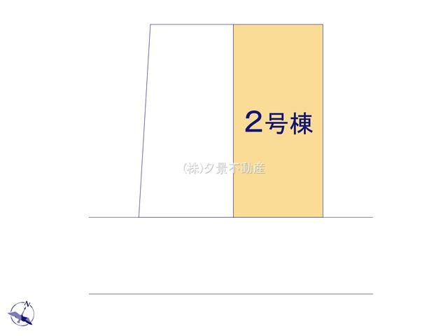 《仲介手数料無料》浦和区北浦和３丁目14-16新築一戸建てジオヴィスタの区画図