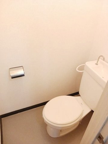 Ｏ．ＫハイツⅡのトイレ|シンプルで使いやすいトイレです