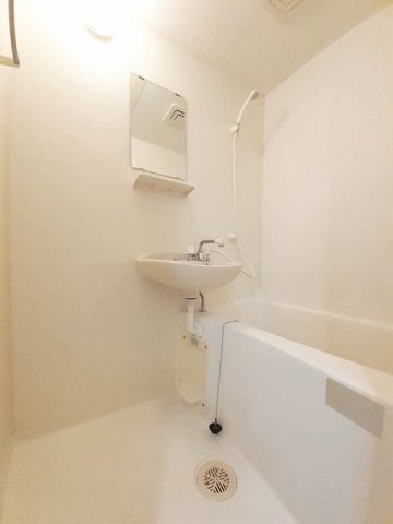 熊本市中央区本荘町のアパートの浴室|ゆったり過ごせるお風呂です