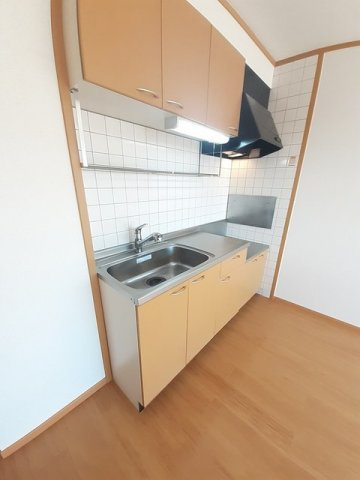 熊本市北区鶴羽田４丁目のアパートのキッチン|使いやすいキッチンです