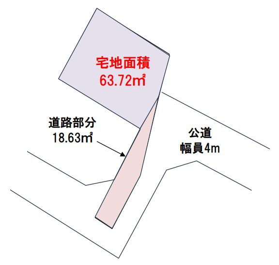 【区画図】 | 西東京市南町２丁目　売地 | 西武柳沢駅まで徒歩13分の立地に限定1区画