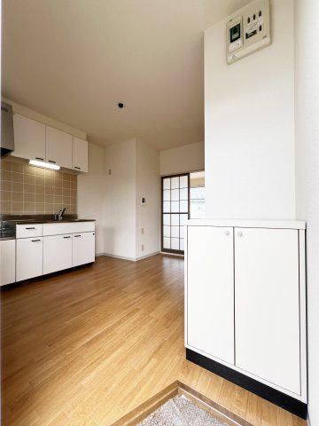 パークハイムＡの玄関