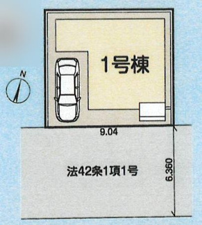 【外観】 | 座間市小松原1丁目  1号棟 | イメージパース（完成時に現況と異なる場合は現況優先となります）