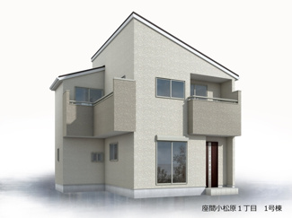 【区画図】 | 座間市小松原1丁目  1号棟 | 南東側約6.3ｍ公道　駐車1台（車種によります）