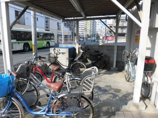 【駐車場】 | 屋根付き駐輪場です