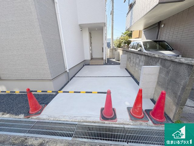 草津市上笠　第2期　新築一戸建ての駐車場|駐車スペース！散水栓があるので、こまめに愛車を洗えます！