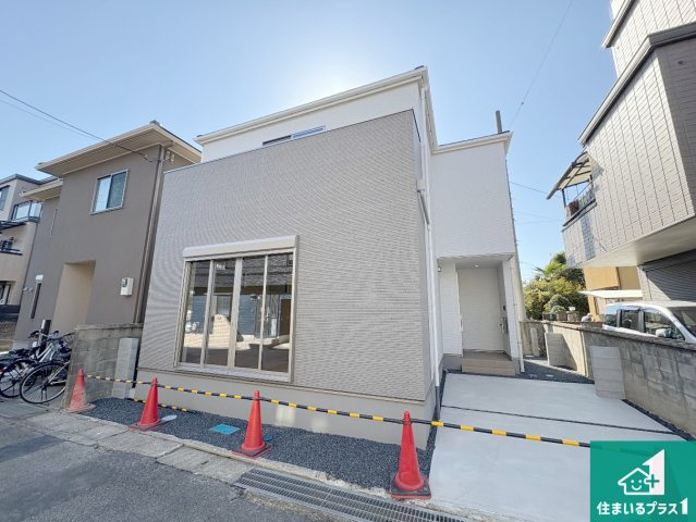 草津市上笠　第2期　新築一戸建ての外観|安心の10年保証！外観を美しく保ち、雨水で汚れを落とします！気になることがありましたら、お気軽にお問い合わせください！