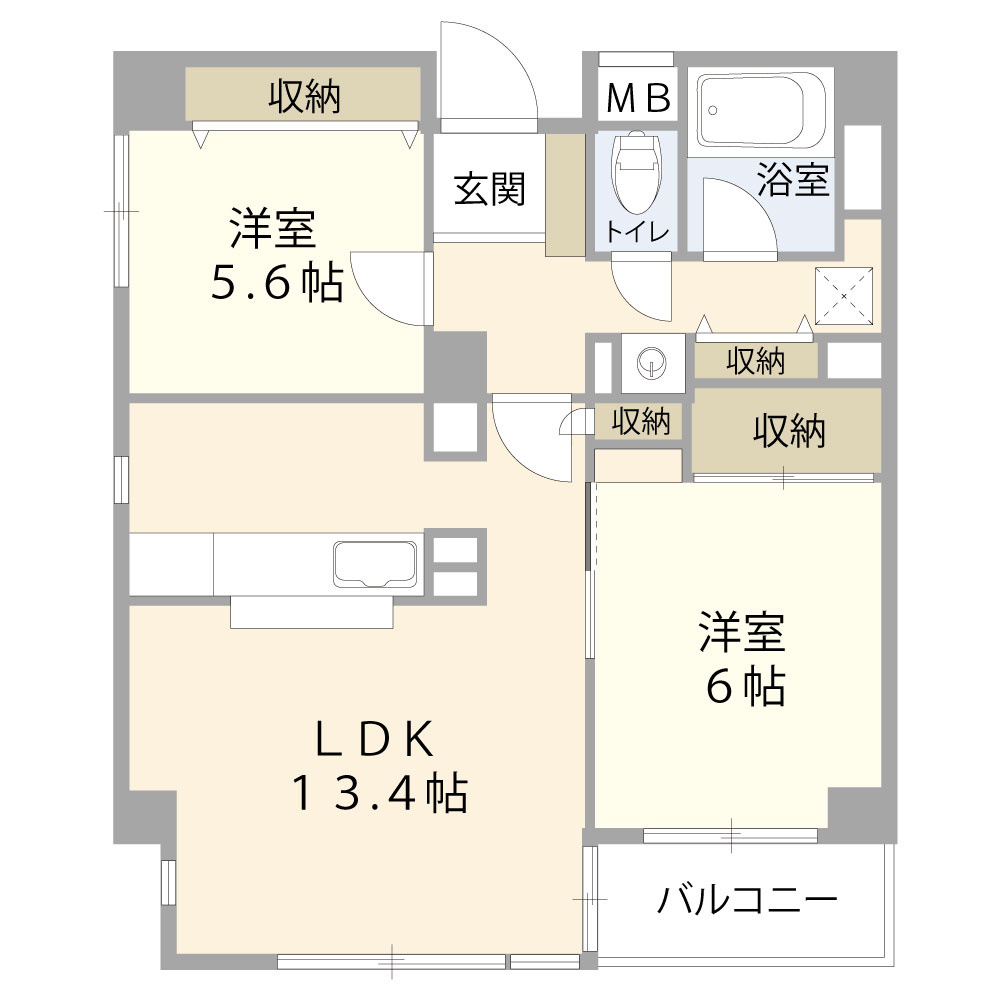 ビバリーホームズ立川の間取り