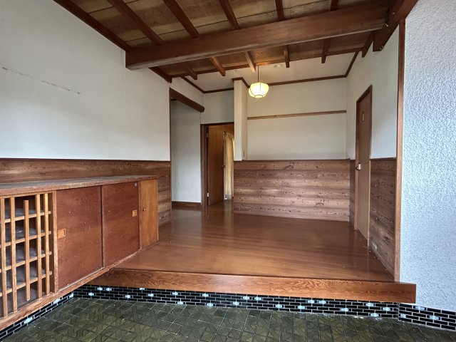 宇城市小川町川尻　戸建ての玄関