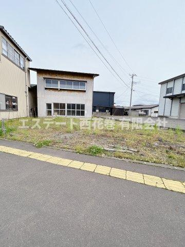 【商談中】花巻市石神町　土地の外観