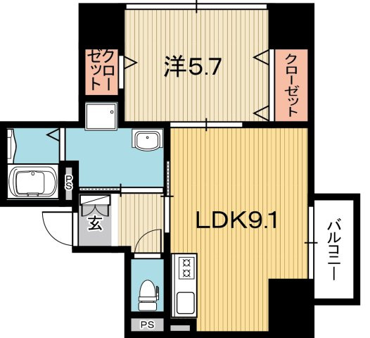 高知駅スクエアの間取り