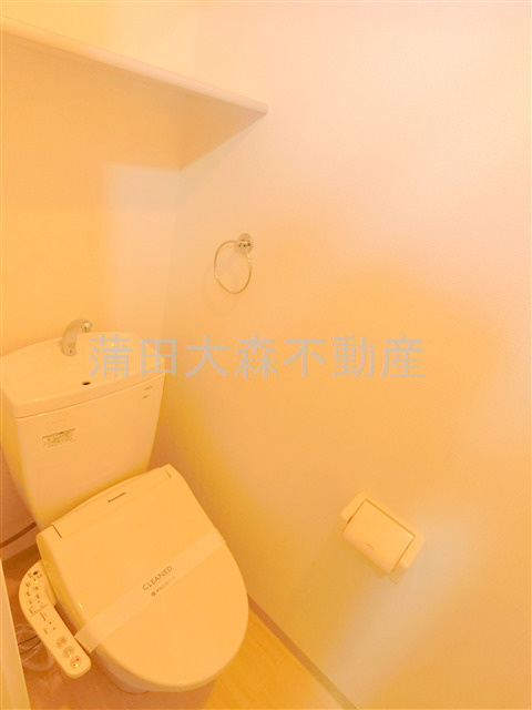 エクロール蒲田のトイレ|温水洗浄便座付きのトイレ　