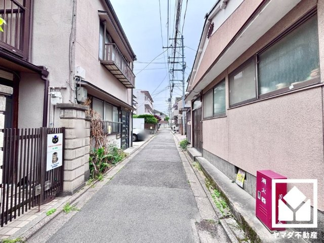 伏見区深草北新町の前面道路含む現地写真