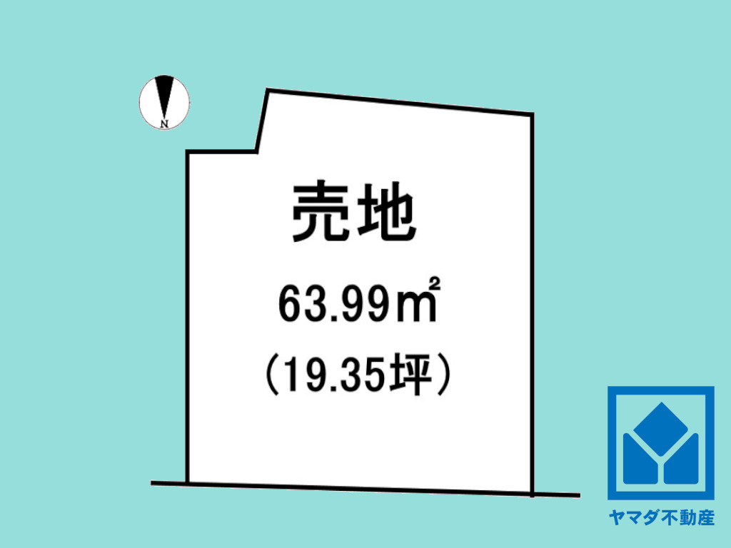 伏見区深草北新町の土地図
