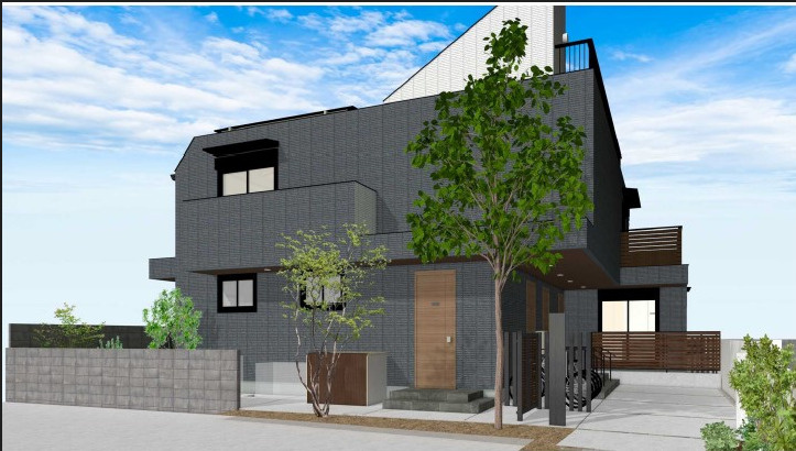 グランシエル ノアールの外観パース