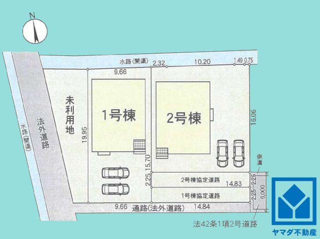 伏見区淀樋爪町　第7　2号棟の区画図