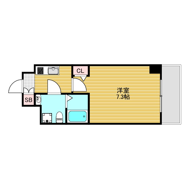 エグゼ新大阪南の間取り