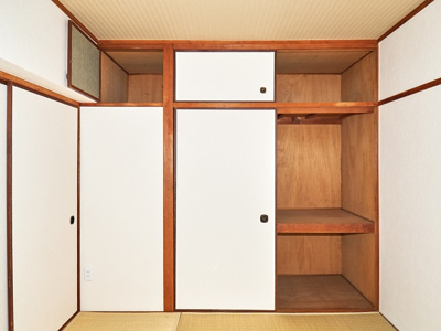 【収納】 | 大沢マンション | 和室の押入と天袋