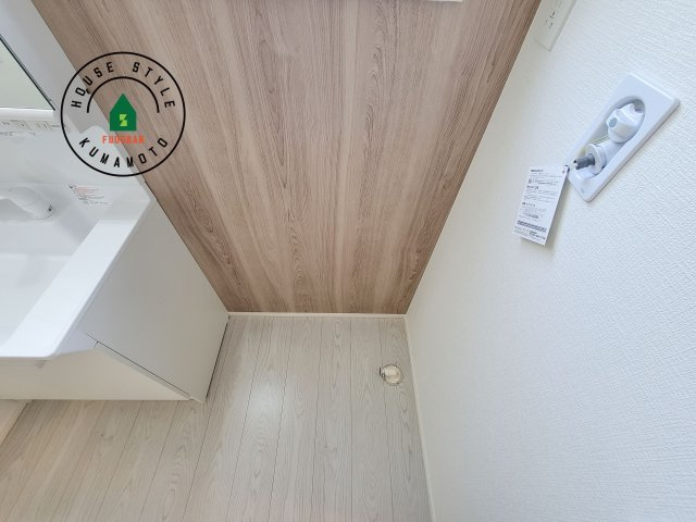 熊本市南区元三町3丁目第2-2棟（1号棟）　のランドリースペース|ランドリースペースとなります。広々して有効的にご使用できます。 