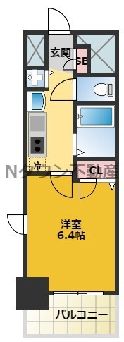 【間取り】 | プレサンス鶴舞公園WEST | 間取りです。