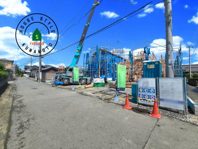 熊本市南区元三町3丁目第2-2棟（2号棟）　の前面道路含む現地写真|見学の時間などお気軽にお問い合わせ下さい。