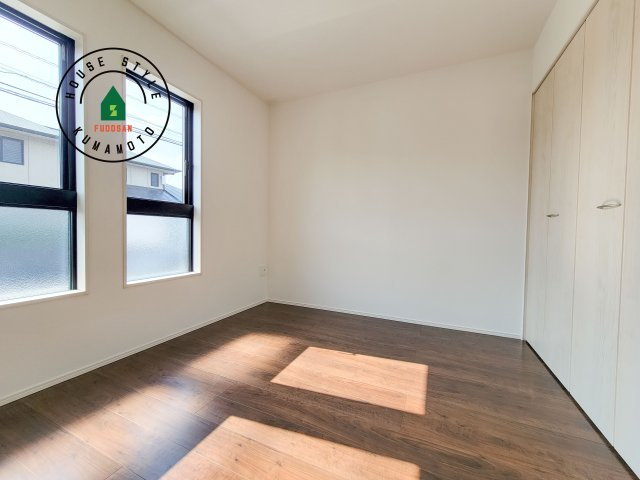 熊本市南区元三町3丁目第2-2棟（2号棟）　の和室|将来的に、琉球畳を引きまして和室風にすることも可能です。柔らかい畳が心地よい和室