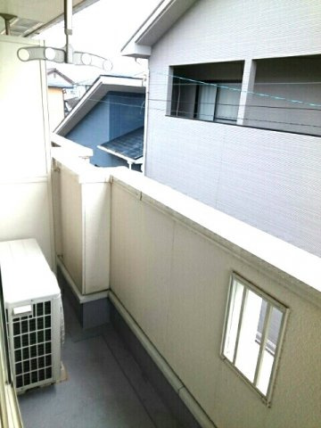 マイクレインＡのバルコニー