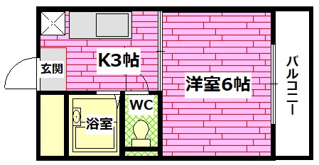 カーサ大正の間取り