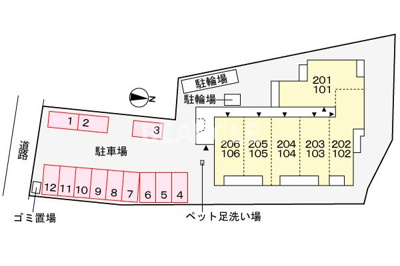 【駐車場】 | メゾンドエフ