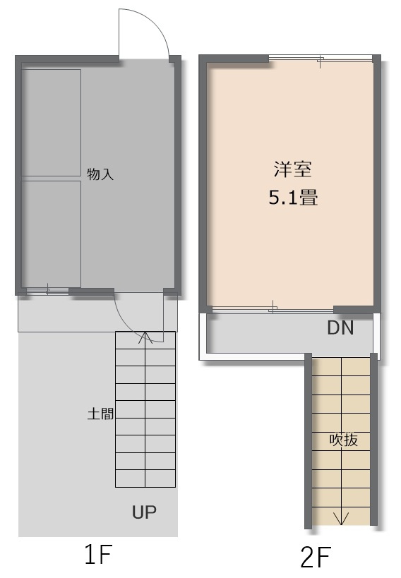 津山市上紺屋町　中古住宅　5LDKのその他|倉庫間取り