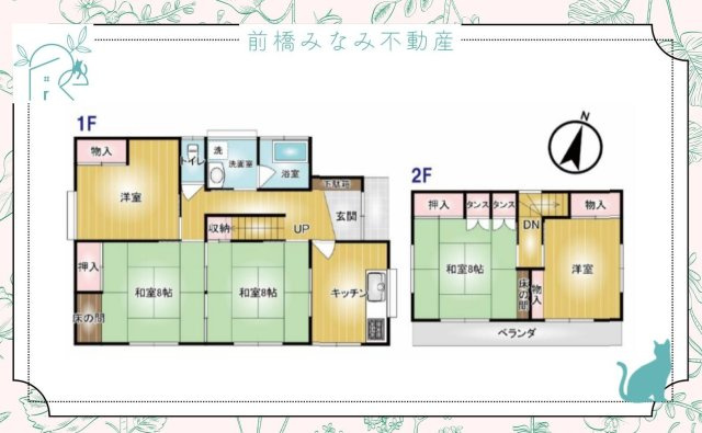 【中古戸建】前橋市駒形町　５Kの外観