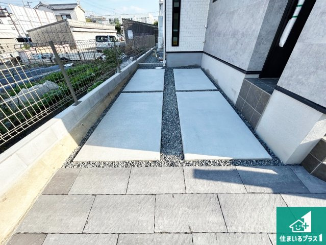 泉大津市池浦町　新築一戸建ての外観|安心の10年保証！外観を美しく保ち、雨水で汚れを落とします！気になることがありましたら、お気軽にお問い合わせください！