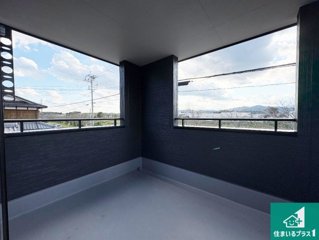甲賀市甲南町寺庄　第2期　新築一戸建てのバルコニー|日当たりのよいバルコニー！お部屋が開放的に！