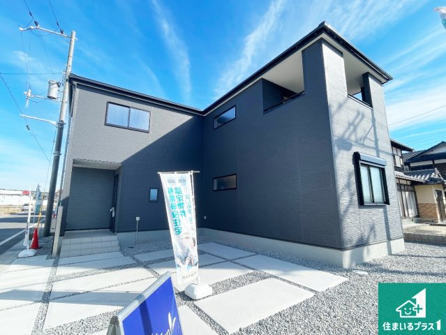 甲賀市甲南町寺庄　第2期　新築一戸建ての外観|安心の10年保証！外観を美しく保ち、雨水で汚れを落とします！気になることがありましたら、お気軽にお問い合わせください！