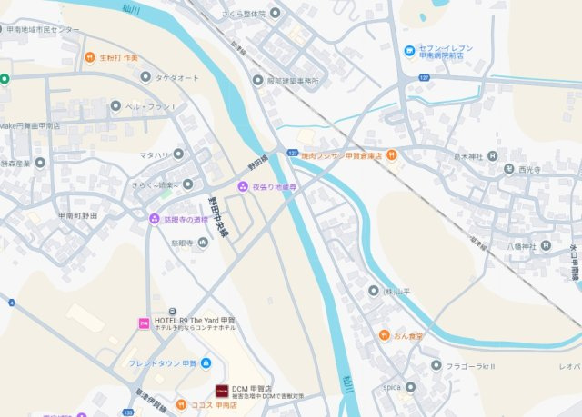 甲賀市甲南町寺庄　第2期　新築一戸建ての地図