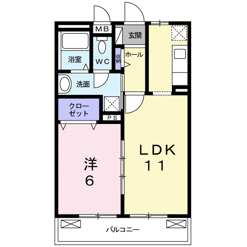 アミティエⅠの間取り