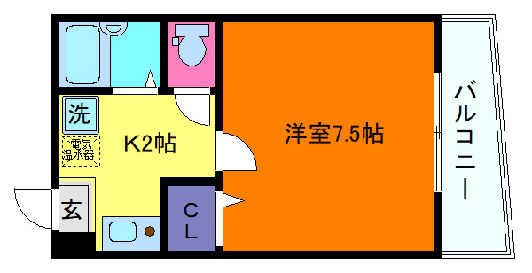 ハイツ村上Ⅰの間取り