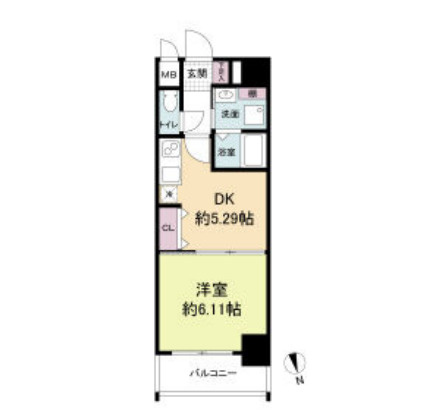 【間取り】 | CITY SPIRE九条Ⅰ
