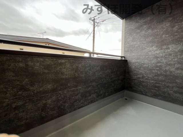 山形市城西町三丁目1-48-8のバルコニー|12/18撮影