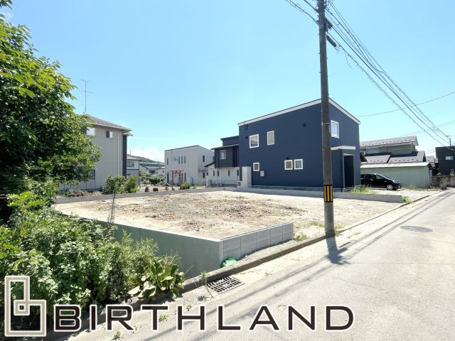 新築戸建・建売　福島市永井川榎内　GRAFARE　全1棟の前面道路含む現地写真