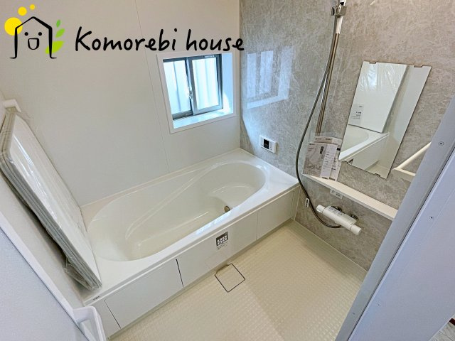 桶川市上日出谷1269番　新築一戸建て　ハートフルタウン　Ｃの浴室|きれいなお風呂です