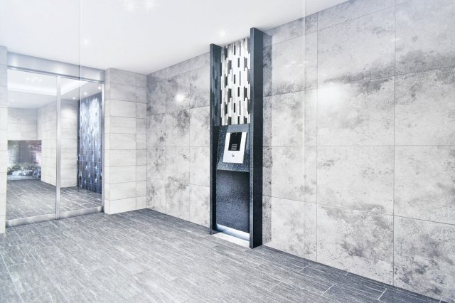 パルティール笠寺のエントランス