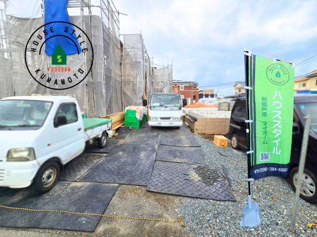 熊本市北区鶴羽田1丁目第1-4棟（2号棟）の外観|デザイン性のある外観です。