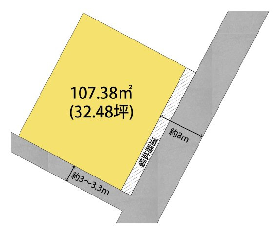 和歌山市榎原・土地・127214の区画図