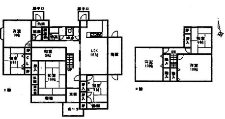 【間取り】 | 加古川市西神吉町鼎　中古戸建 | 7LDKです。