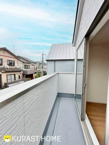 向日市寺戸町大牧　新築戸建のバルコニー