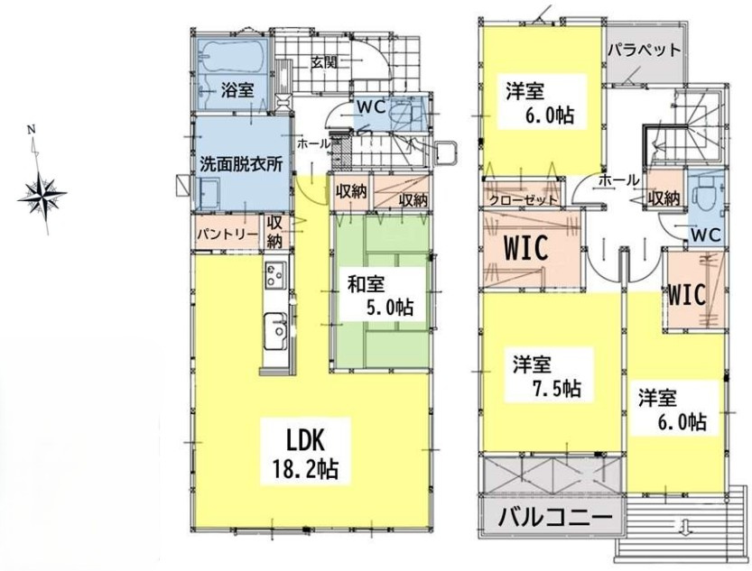 八幡西区引野1丁目2期の間取り