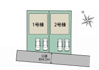 北足立郡伊奈町中央4丁目　新築一戸建て　ブルーミングガーデン　02の区画図|2号棟