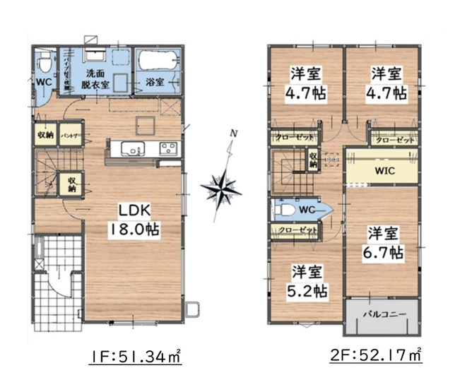 【間取り】 | 福岡市南区寺塚1丁目1期　2号棟（全3棟）【仲介手数料無料・0円】 | 平日、土日祝日もお好きな日時にご見学可能です。お気軽にお問合せ下さい。