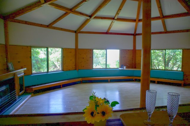 糸島市志摩芥屋別荘 の居間・リビング